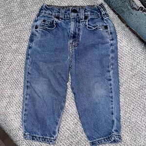 Vintage Little Levis Jeans 24 Mon Toddler Baby Denim 90s Toddler Orange Tab 512